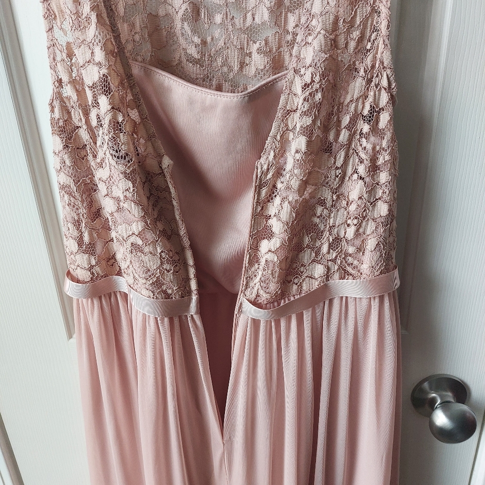 Celebrate DB Studio - Formal Junior/Ladies Bridesmaid Dress Sand/Beige/Tan - Picture 5 of 15